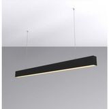 UltraMint 150 cm Uzunlukta Siyah Kasa LED Lineer Sarkıt Aydınlatma, Doğal Işık - Seçenek 1 - Ahşap