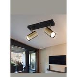 UltraMint 30CM LED Avize ile Gün Işığı LED Spot, Hareketli ve Şık Tasarım - Seçenek 1 - Ahşap