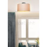 UltraMint 38 cm Silindir Avize, Modern ve Şık Iç Mekan Aydınlatması - Seçenek 1 - Ahşap - Bej