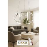 UltraMint 50 cm Çok Renkli Dimmerli Modern Sarkıt Avize, Krom Finish - Seçenek 1 - Antrasit