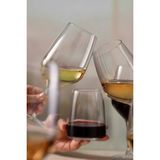 UltraMint 6'lı Napa Şarap Kadehi Seti, 360 Cc, Şık ve Zarif Tasarım - Ahşap - Seçenek 1
