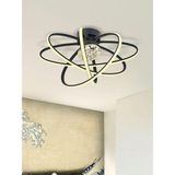 UltraMint Antresit Toplu 4'lü Modern LED Plafonyer, Renkli Işık, Oturma ve Mutfak Için - Seçenek 1 - Açık Beyaz - Gri