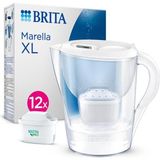 UltraMint Beyaz 3,5 Lt Maxtra Pro Su Arıtma Sürahisi, Şık ve Kullanışlı Tasarım - Ahşap - Bej - Siyah