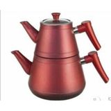 UltraMint Bordo Renkli Dayanıklı Granit Çaydanlık, Şık ve Kullanışlı Tasarım - Seçenek 1