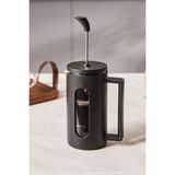 UltraMint Borosilikat Cam French Press 350 Ml, Şık ve Dayanıklı Kahve Demleme Aracı - Seçenek 1 - Ahşap