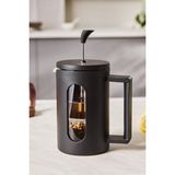 UltraMint Borosilikat Cam French Press 800 Ml, Pratik ve Şık Kahve Demleme Aracı - Seçenek 1 - Ahşap