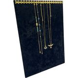 UltraMint Dikey Siyah Metal Takı ve Tesbih Standı, Şık ve Pratik Kullanım - Ahşap