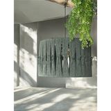 UltraMint Düğümlü Berfin 40X25CM Bohem Rüstik Jüt Doğal Hasır Tavan Aydınlatması - Seçenek 1 - Ahşap