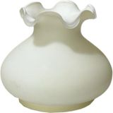 UltraMint Eski Tip Otantik Tasarım Aladdin Cam Yedek Avize Camı, Çap 11 cm - Seçenek 1 - Ahşap - Bej - Siyah