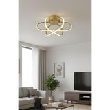 UltraMint Eskitme 3'lü LED Plafonyer, Çok Renkli Modern Avize, Salon ve Oda Aydınlatması - Seçenek 1 - Açık Beyaz - Gri