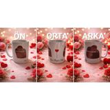 UltraMint Kişiye Özel Resimli Sevgililer Günü Kupa Bardak Hediye - Seçenek 1