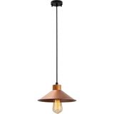 UltraMint Konik Retro Sarkıt Avize, Modern Dekoratif Metal Tavan Lambası - Seçenek 1 - Ahşap - Ceviz