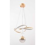UltraMint Mini Kar Çiçeği Avize, Gold ve Renkli Ledli Modern Tasarım - Seçenek 1 - Altın