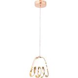 UltraMint Modern 3 Renk Yanabilen Moi Tek Top LED Sarkıt Avize, Gold - Seçenek 1 - Altın