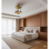 UltraMint Modern 3'lü Gold Şapkalı Avize, Şık ve Zarif Tasarım - Seçenek 1 - Altın