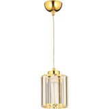 UltraMint Modern E27 12W Sarı Metal Avize, 12CM, Şık ve Stil Sahibi Tasarım - Seçenek 1 - Altın