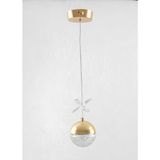 UltraMint Modern Gold Hol ve Antre Ledli Drop Model 3 Renkli Avize - Seçenek 1 - Altın