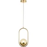 UltraMint Modern Gold Kaplama Akrilik Sarkıt Avize, Oturma Odası Dekoru - Seçenek 1 - Altın