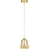 UltraMint Modern Gold Kaplama Çift Camlı Oturma Odası Sarkıt Avize - Seçenek 1 - Altın
