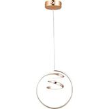 UltraMint Modern Gold LED Sarkıt Avize, 3 Renkli Yanabilen, Şık ve Zarif Tasarım - Seçenek 1 - Altın