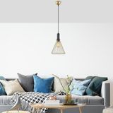 UltraMint Modern Gold Metal Sarkıt Avize, Şık ve Parlak Dekoratif Aydınlatma - Seçenek 1 - Altın