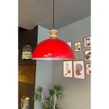 UltraMint Modern Kırmızı Sarkıt Avize, Şık ve Dekoratif Aydınlatma Seçeneği - Seçenek 1 - Açık Gri