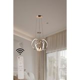 UltraMint Modern Parlak Gold Toplu Drone LED Avize, Kumandalı ve Dimmerli, 3 Renk - Seçenek 1 - Altın