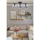 UltraMint Modern Siyah 3'lü Avize, Dekoratif Aydınlatma, Salon, Mutfak, Yatak Odası - Seçenek 1 - Antrasit