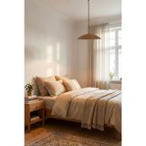 UltraMint Modern Toprak Tunu Iç Beyaz Sarkıt Avize, Salon ve Mutfak Için Şık Seçenek - Seçenek 1 - Ahşap - Ceviz