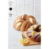 UltraMint Örgü Gold Döküm Kek Kalıbı 26 Cm, Dayanıklı ve Şık Mutfak Gereci - Seçenek 1 - Altın