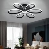 UltraMint Papatya Model LED Avize, Antrasit, Sıva Üstü, 50 cm Çap - Seçenek 1