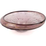 UltraMint Pembe Simli Cam Dekoratif Tabak 33X12CM, Şık ve Parlak Tasarım - Ahşap - Bej - Seçenek 1