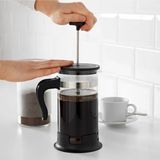 UltraMint Pratik ve Şık 1 Lt French Press, Kaliteli Üretim ve Kullanışlı Tasarım - Seçenek 1 - Ahşap
