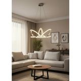 UltraMint Renkli 4+1 Lotus Çiçeği LED Lüks Avize, Şık ve Modern Aydınlatma - Seçenek 1 - Altın
