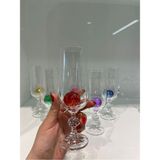UltraMint Renkli Kristal Taşlı 6'lı Kahve Yanı Su Bardağı 180 cc Set - Seçenek 1
