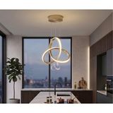 UltraMint Renkli Radya Eskitme Avize, Salon, Mutfak, Antre ve Çocuk Odası Için - Seçenek 1 - Altın - Gümüş - Bakır
