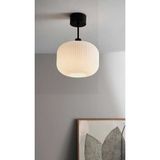 UltraMint Rustik Opal Plafonyer Tavan Avize, Modern Spor, 20CM, Şık Aydınlatma - Seçenek 1 - Ahşap