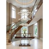 UltraMint Şık 3 Renkli LED Sarkıt Avize, Salon, Mutfak ve Hol Dekorasyonu Için - Seçenek 1 - Ahşap - Bej - Siyah
