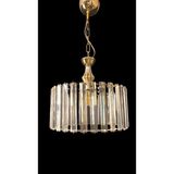 UltraMint Şık 30CM Kristal Lüx Avize, Parlak Gold Renk, Zarif Tasarım - Seçenek 1 - Altın