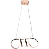 UltraMint Şık Gold Renkli 3 Renk Yanabilen LED Sarkıt Avize, Modern Salon ve Oda Dekoru - Seçenek 1 - Altın