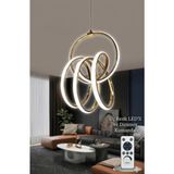 UltraMint Şık Kumandalı Gold Avize, Modern ve Parlak Aydınlatma Çözümü - Seçenek 1 - Altın