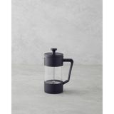 UltraMint Şık Siyah 350 ml French Press - Cam Demleme Çay ve Kahve Seti - Seçenek 1 - Ahşap