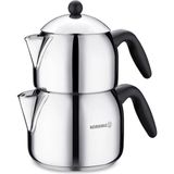 UltraMint Şık ve Kullanışlı Orbit Midi Çaydanlık Takımı 1.5 Lt A037 - Ahşap - Seçenek 1