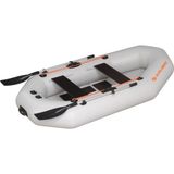 UltraMint Şişme Bot K 280T Full Set, 2 Kürek, Pompa, Oturaklar, Izgara, Tamir Kiti, Taşıma Çantası - Seçenek 1 - Açık Beyaz - Gri