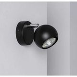 UltraMint Siyah Spot Tekli Küre LED Duvar Aplikü Gündüz Işığı 75CM - Seçenek 1 - Ahşap