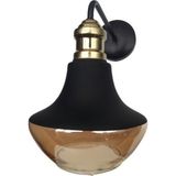 UltraMint Vintage Tarzda Rustik Cam Aplike, Şık ve Doğal Dekoratif Erişim - Seçenek 1 - Ahşap