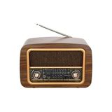 UltraNova Vaelmont Everton Büyük Boy Nostaljik Radyo ile Retro Atmosfer - Siyah