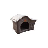 UltraNova Vaelmont Iç Mekan Kedi ve Köpek Çatılı Ev, Güvenli ve Rahat Barınak Kedi ve Köpek Yatağı - Siyah - Seçenek 1