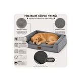 UltraNova Vaelmont Lüks Peluş Kedi ve Köpek Yatağı, Kaymaz ve Sertifikalı Konfor - Siyah - Seçenek 1