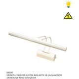 Ultras Pera Tablo,ayna Üstü Banyo Ledli Aplik 220V Beyaz Flüt Aplik 3000K Günışığı (Pilli Değildir) - 3200K - Gün Işığı